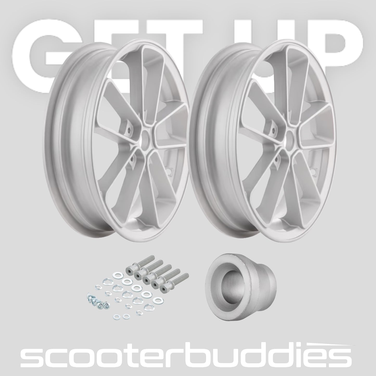 Satz - Felgen SIP SERIES PORDOI 12" (siehe Farbauswahl) passend für Vespa GTS/GTS Super/GTV/GT 60/GT/GT L 125-300ccm