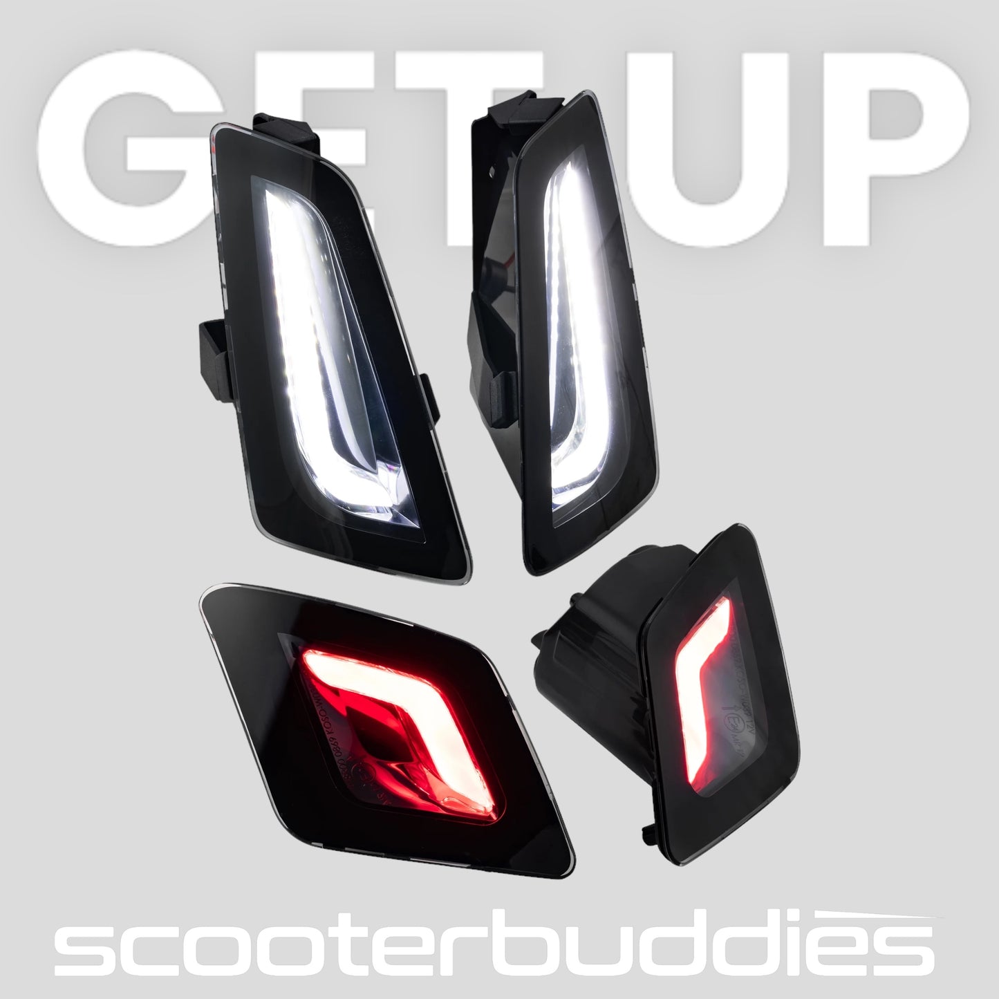 Blinker Kit SIP vorne & hinten passend für Vespa GTS/GTS Super/GTV 125-310ccm Keyless (2023-)