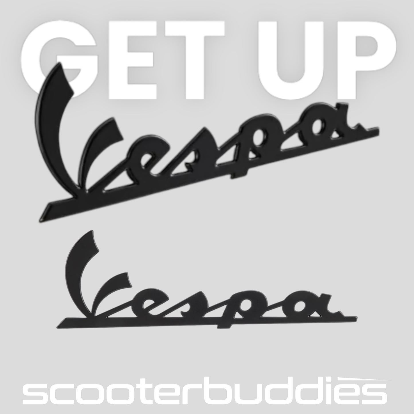 Schriftzug Set PIAGGIO (Beinschild/Seitenhaube) passend für Vespa GTV 300 RST (2023-)