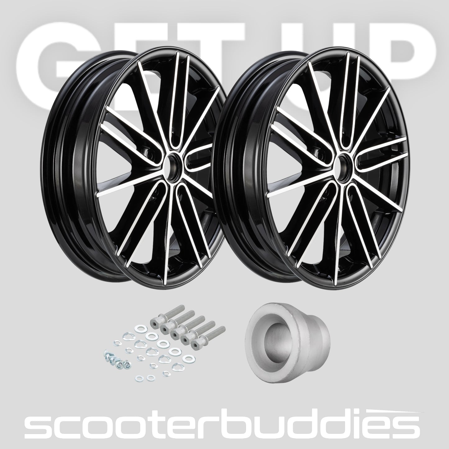 Satz - Felgen SIP MK III 3.0x13 ET20 5x86 passend für Vespa GTS/GTS Super/GTV/GT 60/GT/GT L 125-310ccm vorne oder hinten