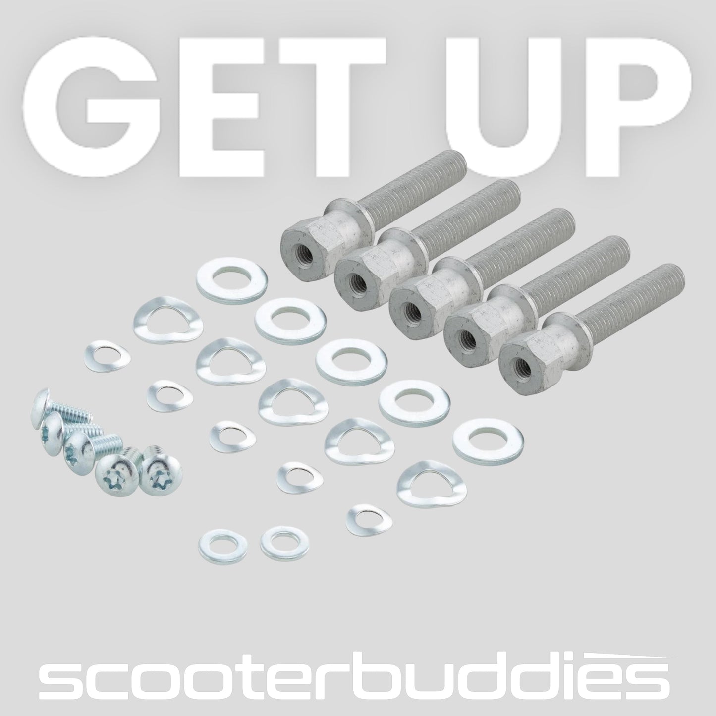 Montagekit zur Montage von Felgen an ABS Modell, hinten passend für Vespa GTS/GTS Super/GTV 125-310ccm ('14-)