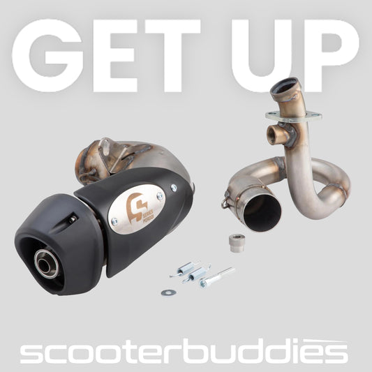 Rennauspuff SIP SERIES PORDOI passend für Vespa GTS/GTS Super/GTV/GT 60 125-300ccm i.e., 4T, LC
