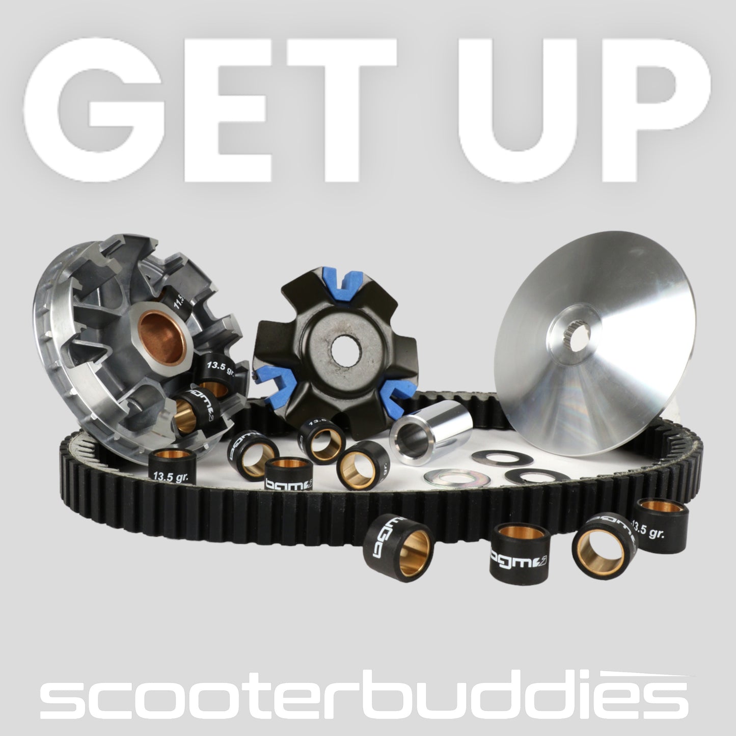 Variomatik - BGM PRO V2 / 250-300ccm Quasar passend für Vespa GTS250, GTS300, GTV300, GTS i.e.Super 300, GTS HPE Touring 300, GTS SuperSport 300, GTS HPE SuperTech 300, GTS HPE 300 E4 (M4A36M)