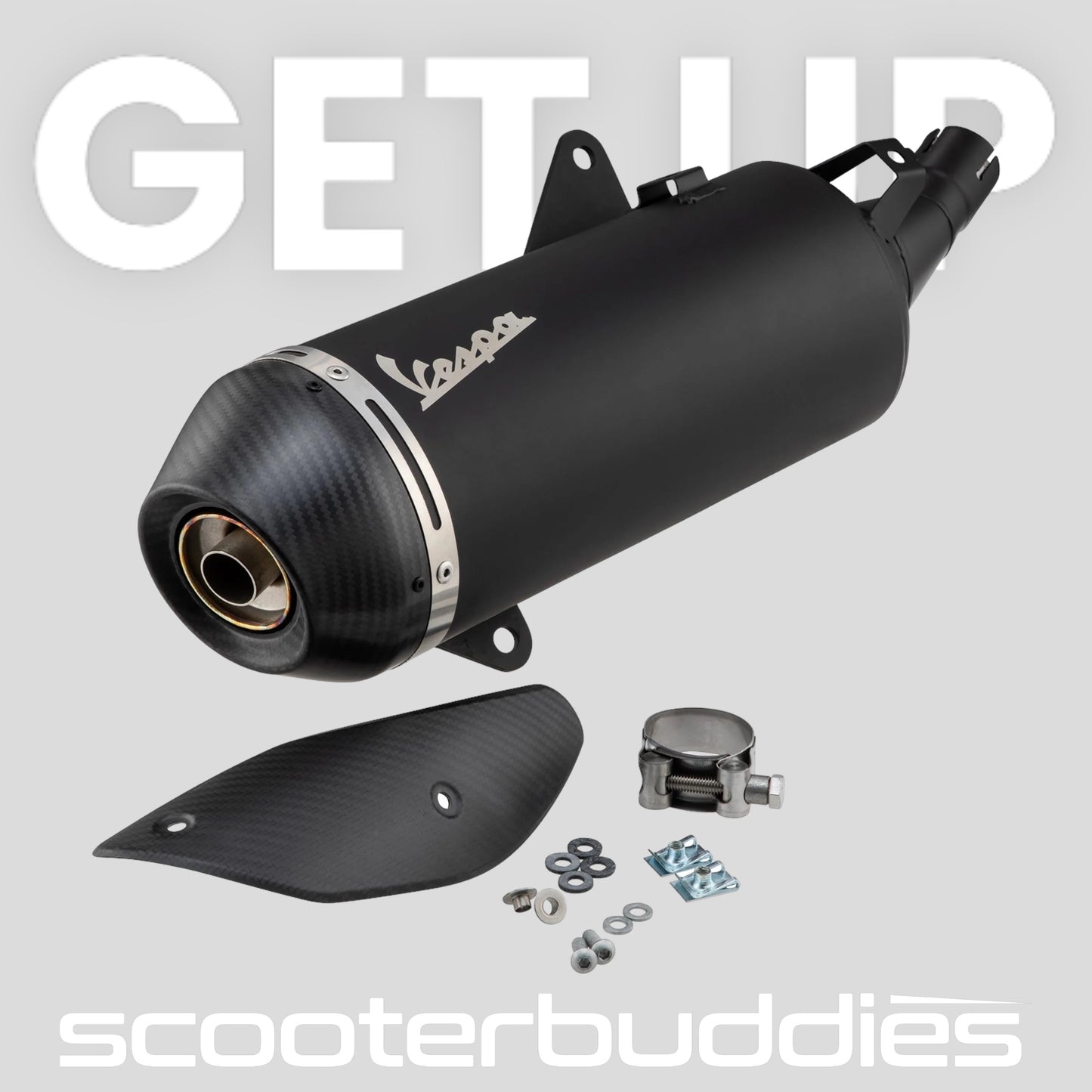 Rennauspuff PIAGGIO passend für Vespa GTS/GTS Super/GTV 300ccm HPE (`20-) Euro5