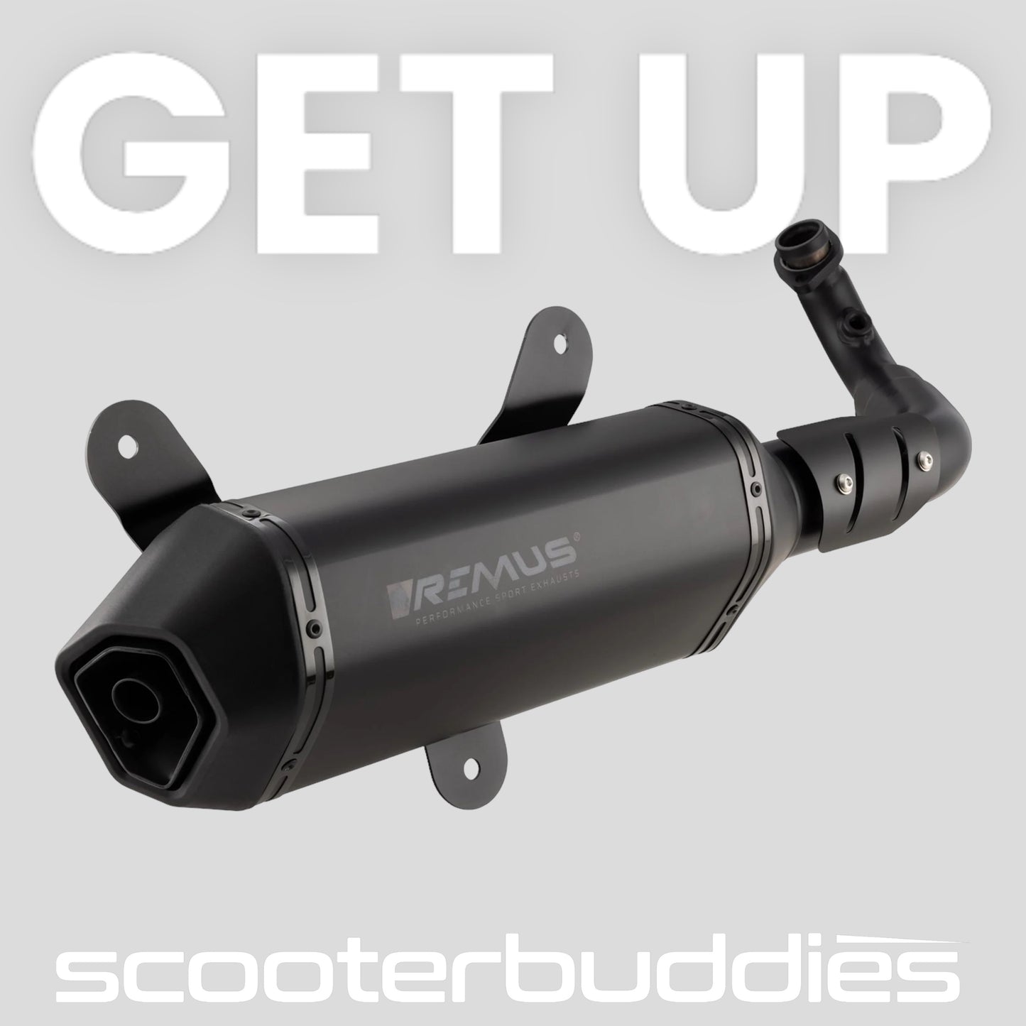 Rennauspuff REMUS "NOTTE" Black Edition passend für Vespa GTS/GTS Super/GTV 300ccm HPE (`20-) Euro5
