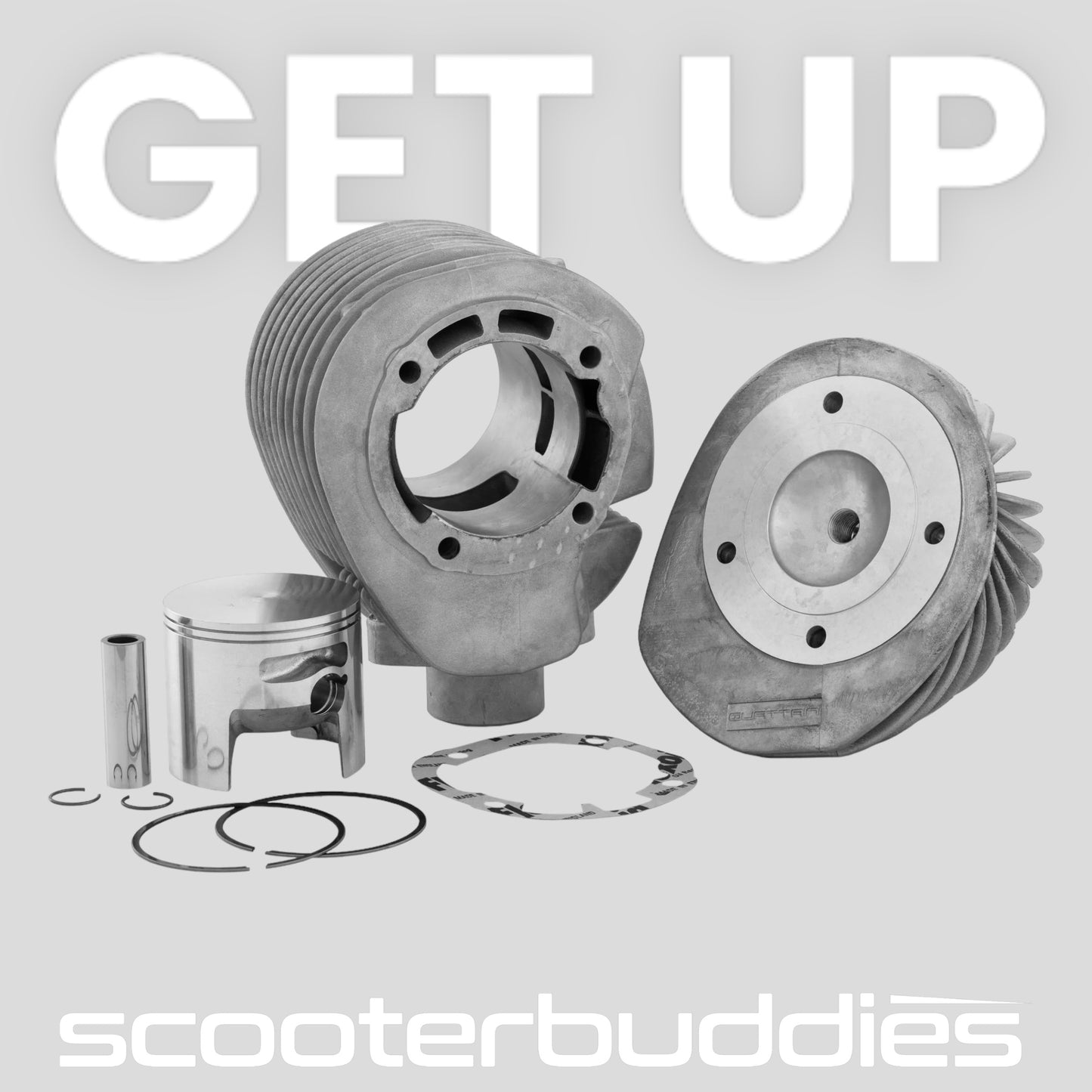 Rennzylinder QUATTRINI M-232, 232ccm passend für Vespa 200 Rally/P200E/PX200 E/Lusso/'98/MY/Cosa 200