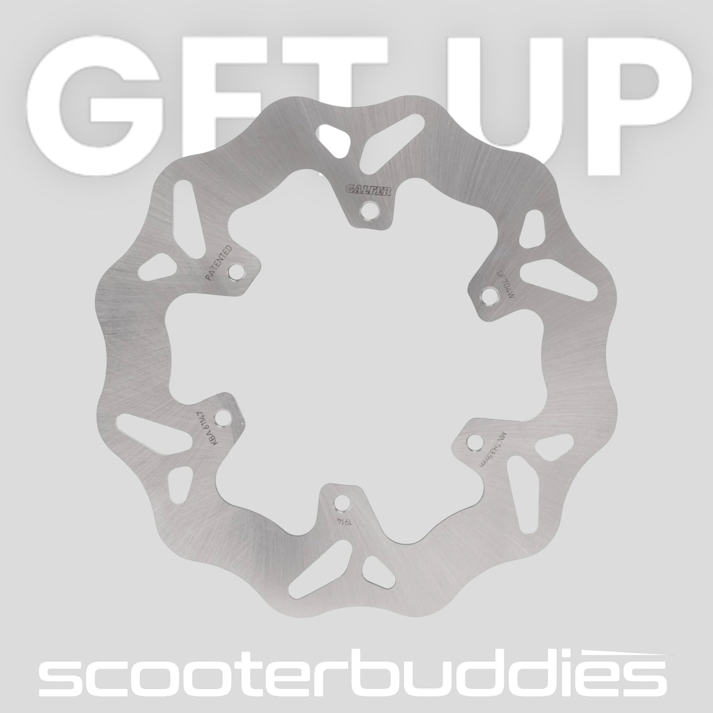 Bremsscheibe GALFER passend für Vespa GTS/GTS Super/GTV/GT 60/GT/GT L 125-300ccm