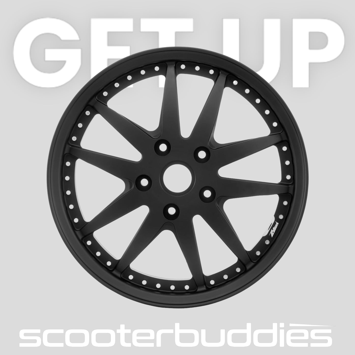 Felge ZELIONI Sport 3.0x12 ET20 5x86 passend für Vespa GTS/GTS Super/GTV/GT 60/GT/GT L/946 125-300ccm vorne oder hinten