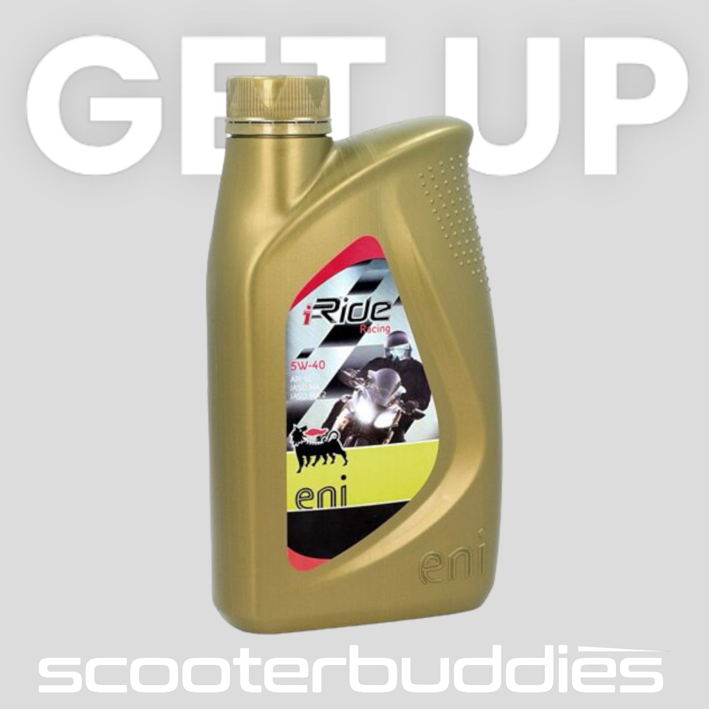 Motoröl ENI (AGIP) I-Ride PG, 4-Takt SAE 5W-40 synthetisch, 1000ml für Vespa GT/GTS/GTV125-300, LX/LXV125-150