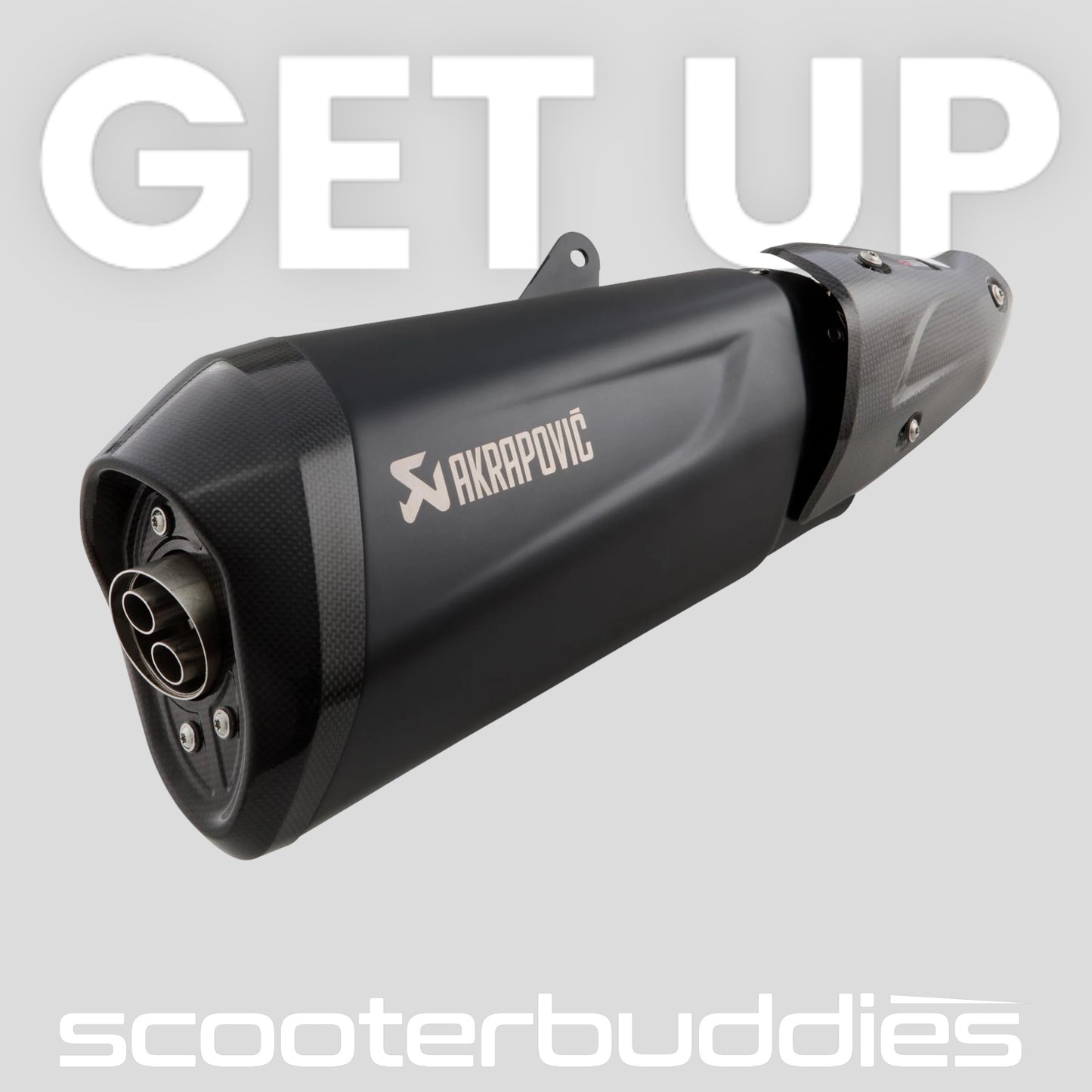 Rennauspuff AKRAPOVIC SLIP-ON passend für Vespa GTS/GTS Super/GTV 300ccm HPE (`20-) Euro5