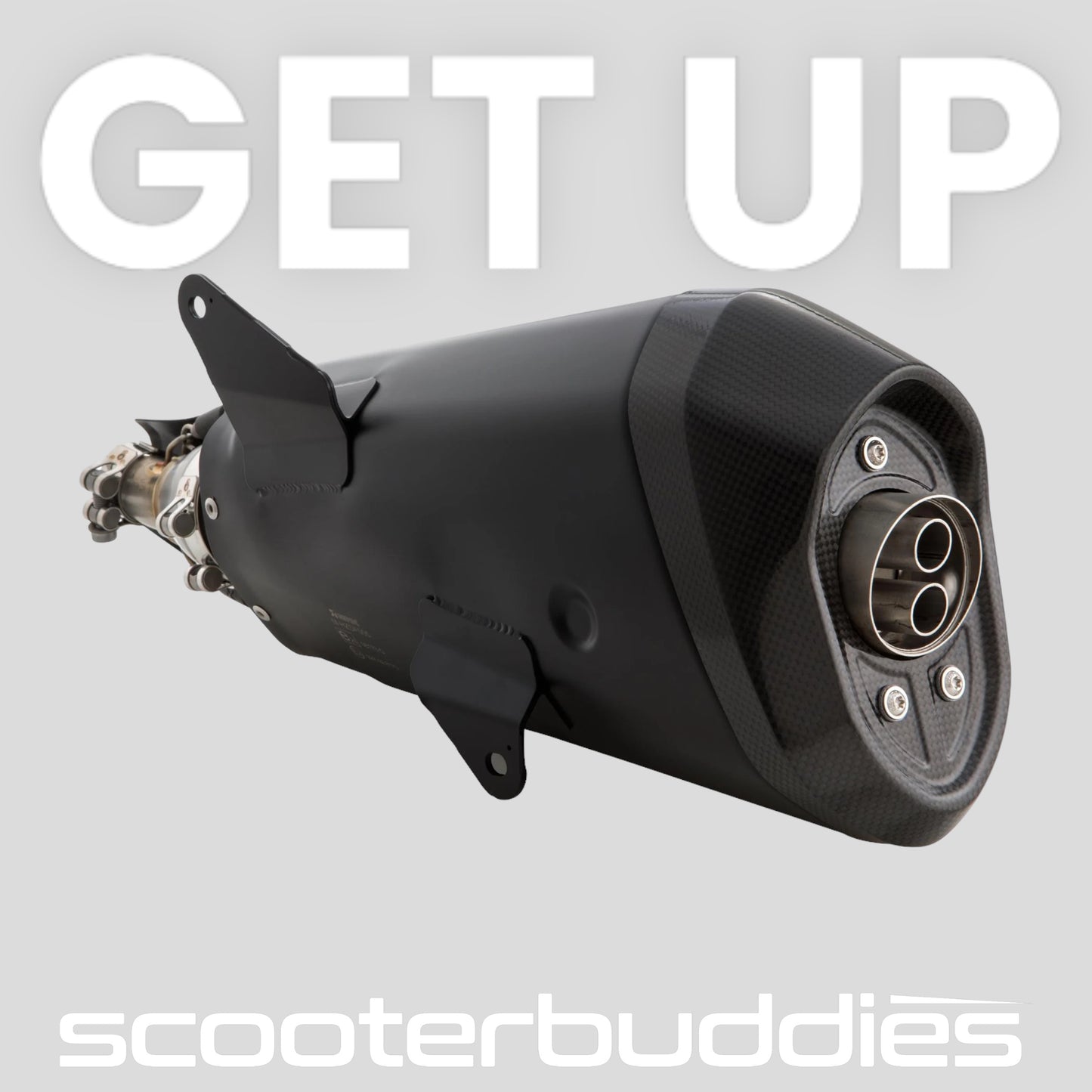 Rennauspuff AKRAPOVIC SLIP-ON passend für Vespa GTS/GTS Super/GTV 300ccm HPE (`20-) Euro5