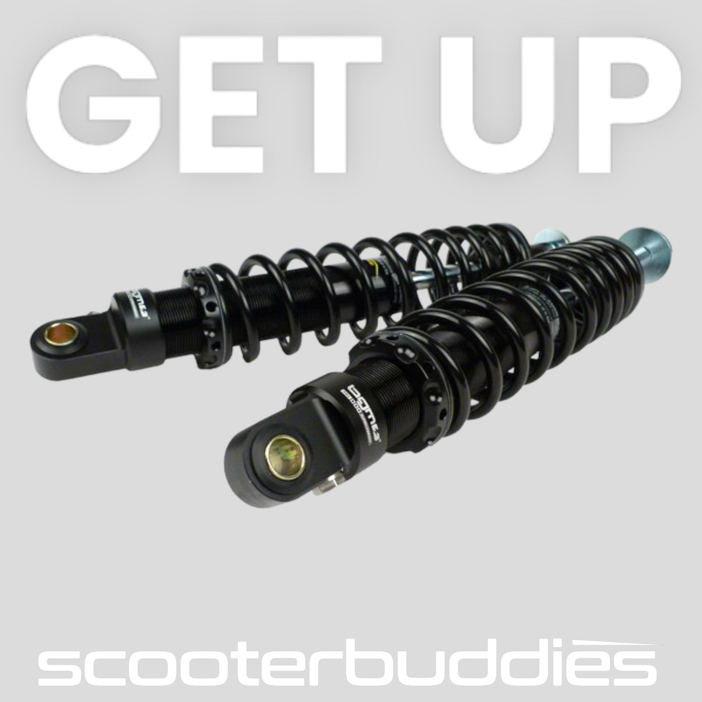 Stoßdämpfer-Set hinten BGM PRO SC/R1 SPORT passend für Vespa GT, GTL, GTV, GTS 125-300 (alle Baujahre), GTS SUPER 300-310 HPE, SUPERSPORT 300-310, SUPERTECH 300 HPE