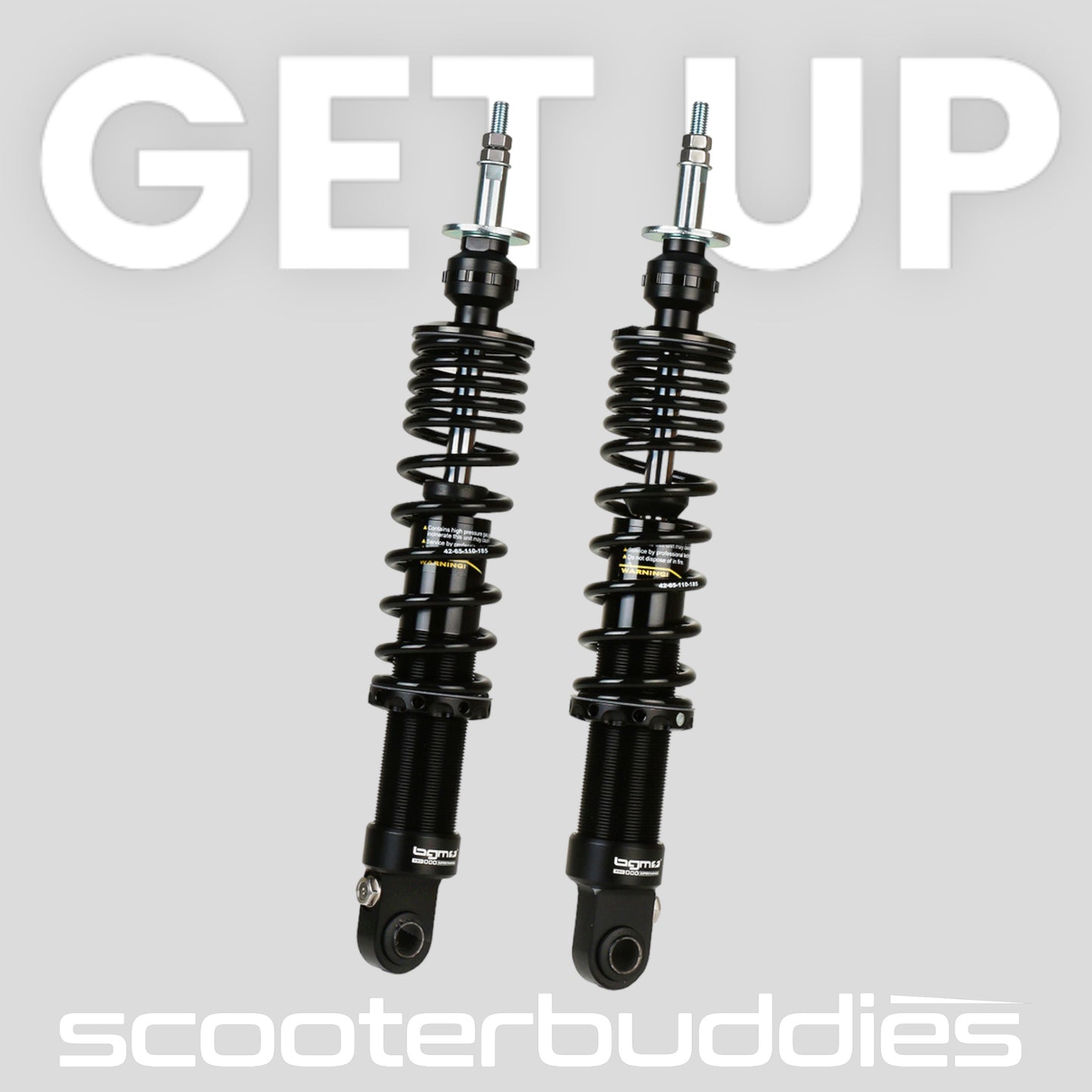 Stoßdämpfer-Set hinten BGM PRO SC/R1 SPORT V2 passend für Vespa GT, GTL, GTV, GTS 125-300 (alle Baujahre), GTS SUPER 300 HPE, SUPERSPORT 300, SUPERTECH 300 HPE