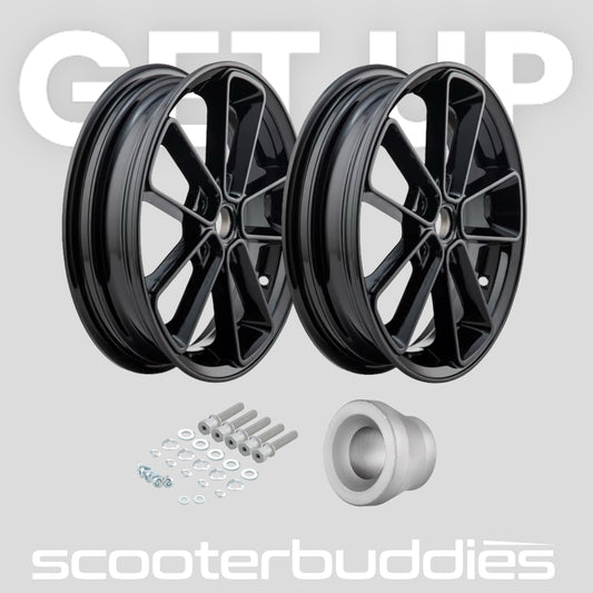 Satz - Felgen SIP SERIES PORDOI 12" (siehe Farbauswahl) passend für Vespa GTS/GTS Super/GTV/GT 60/GT/GT L 125-300ccm