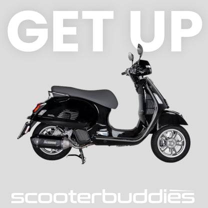 Rennauspuff AKRAPOVIC SLIP-ON S-VE125SO4-HWSSBL passend für Vespa GTS/GTS Super/GTS Super Sport/GTS Supertech 125ccm (`24-) Euro5+
