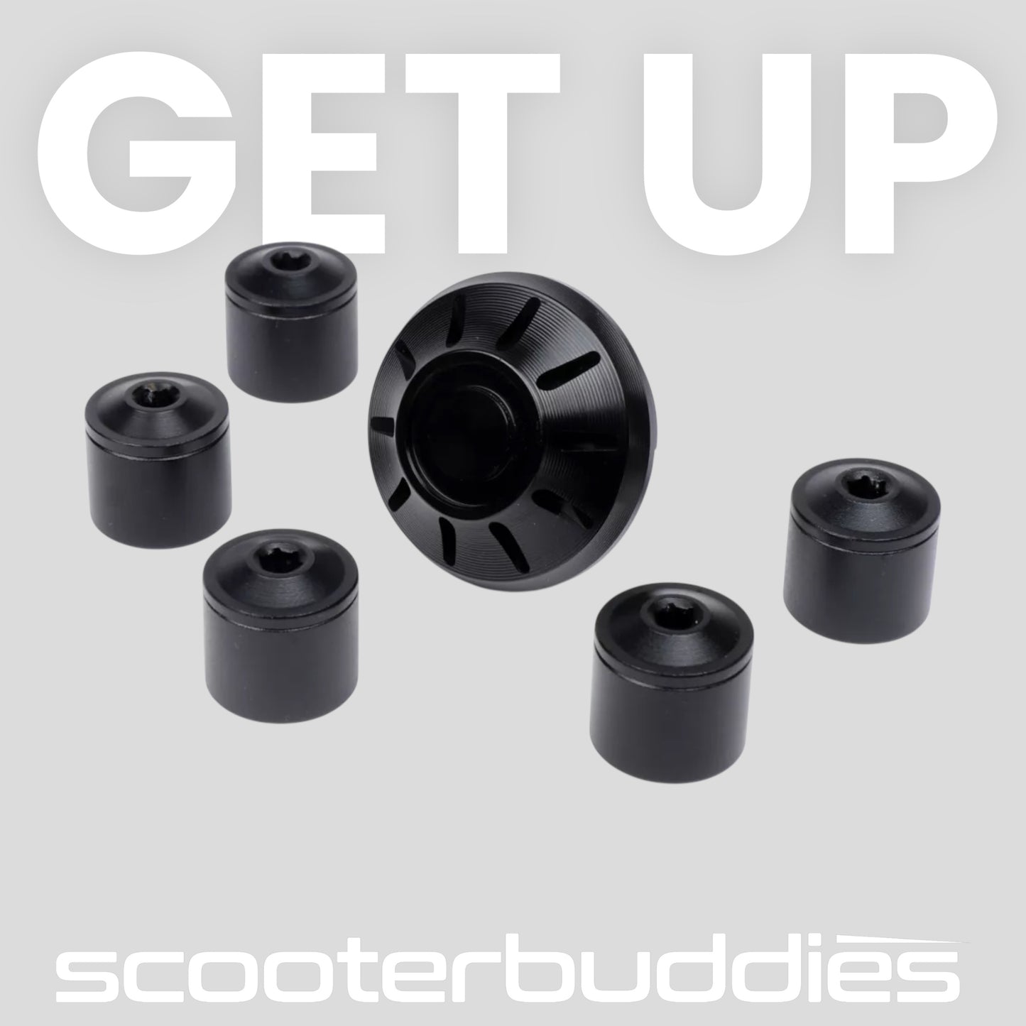 Abdeckkappen-Set Radmutter / Felge Ø=35mm - MOTO NOSTRA, CNC passend für Vespa GTS, GTV, ET2, ET4, GT, GTL, ,LX, LXV, S, Gilera Fuoco, Piaggio Fly, Hexagon, Liberty, MP3, Sfera RST, Zip FR, Zip II, Zip SP