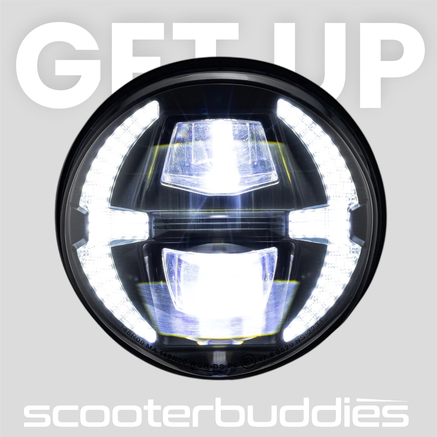 Scheinwerfer SIP "Black Edition" 2.0 passend für Vespa GTS/GTS Super HPE 125-310 (`19-)