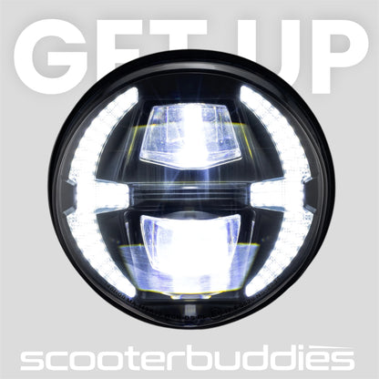 Scheinwerfer SIP "Black Edition" 2.0 passend für Vespa GTS/GTS Super HPE 125-310 (`19-)