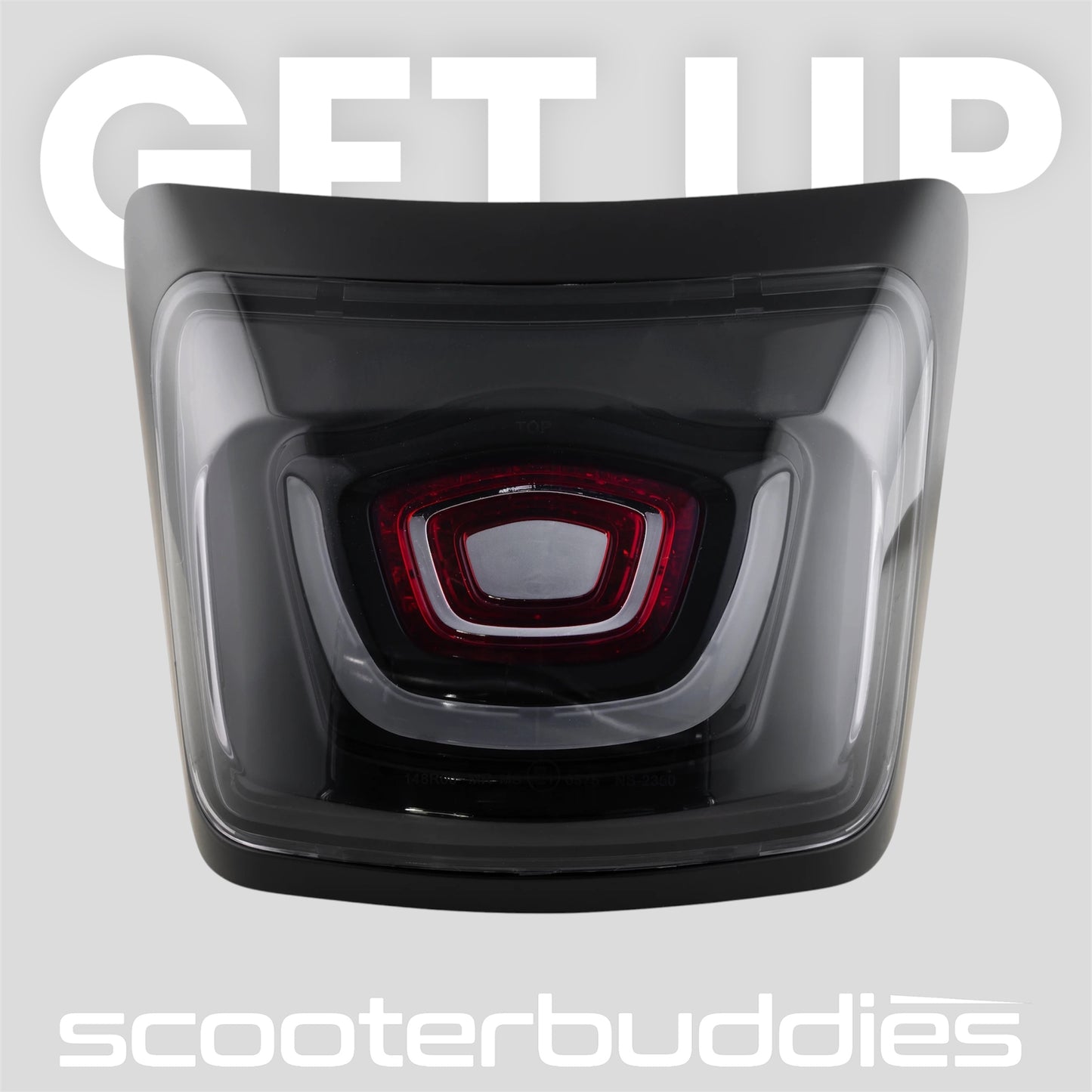 Rücklicht SIP LED passend für Vespa GTS/GTS Super/GTV 125-300ccm (2023-), schwarz matt