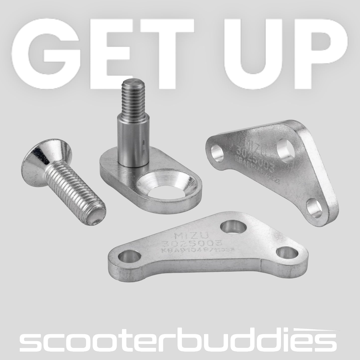 Hecktieferlegung MIZU hinten passend für Vespa GTS/GTS Super/GTV/GT 60/GT/GT L 125-300ccm