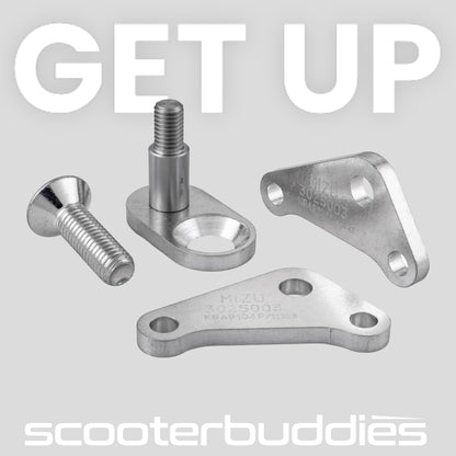 Hecktieferlegung MIZU hinten passend für Vespa GTS/GTS Super/GTV/GT 60/GT/GT L 125-300ccm