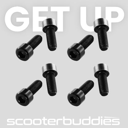 Schrauben-Set schwarz für Schauglas-Kranz Variodeckel „V1“ inkl. Befestigungsschrauben passend für Vespa GTS/GTS Super/GTV 300ccm HPE (`19-)