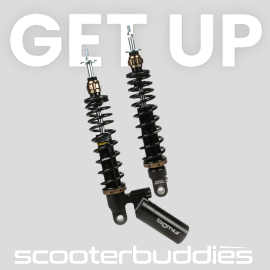 Stoßdämpfer-Set hinten BGM PRO SC/R12 COMPETITION passend für Vespa GT, GTL, GTV, GTS 125-300 (alle Baujahre), GTS SUPER 300 HPE, SUPERSPORT 300, SUPERTECH 300 HPE