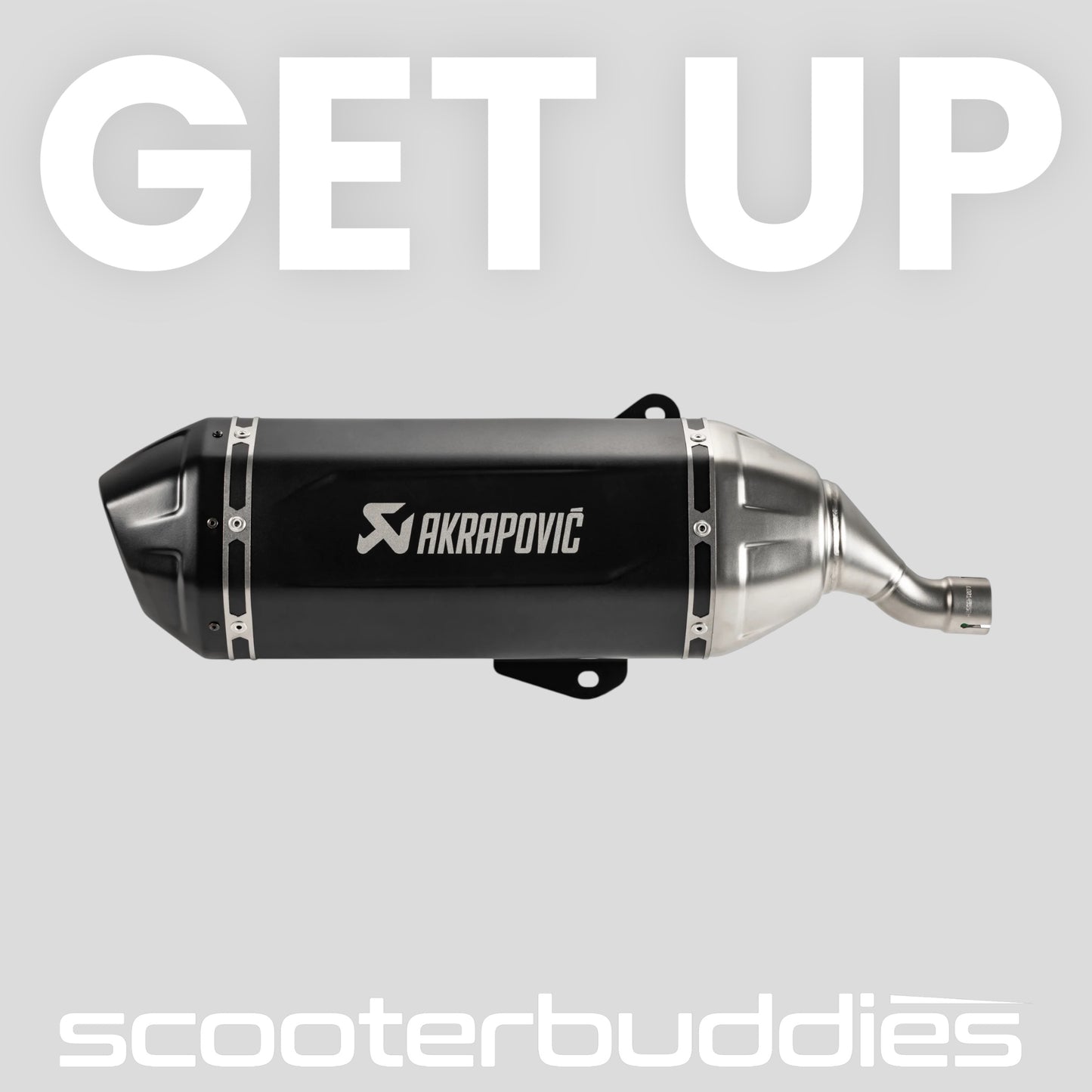 Rennauspuff AKRAPOVIC SLIP-ON S-VE125SO4-HWSSBL passend für Vespa GTS/GTS Super/GTS Super Sport/GTS Supertech 125ccm (`24-) Euro5+