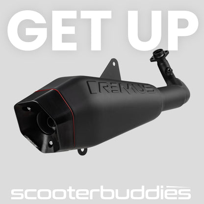 Rennauspuff REMUS RS 2.0 passend für Vespa GTS/GTS Super/GTV 310ccm HPE (`24-) Euro5+